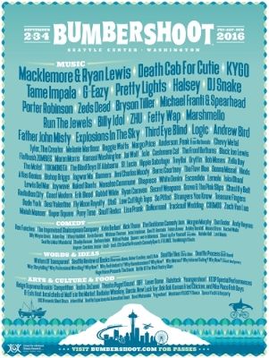 Bumbershoot: Seattle's Music & Arts Festival Announces Official 2016 Lineup