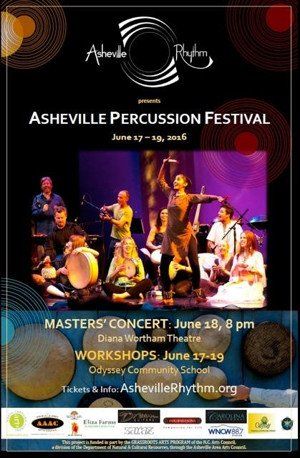 Asheville Percussion Festival To Take Place June 17-19, 2016!