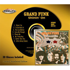 Audio Fidelity To Release Grand Funk's Shinin' On In Original 3-D Art Package On Limited Edition Hybrid SACD