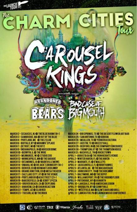 Carousel Kings And Abandoned By Bears Announce 'The Charm Cities' 2017 US Tour