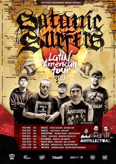 Antillectual Announce Latin American Tour With Satanic Surfers