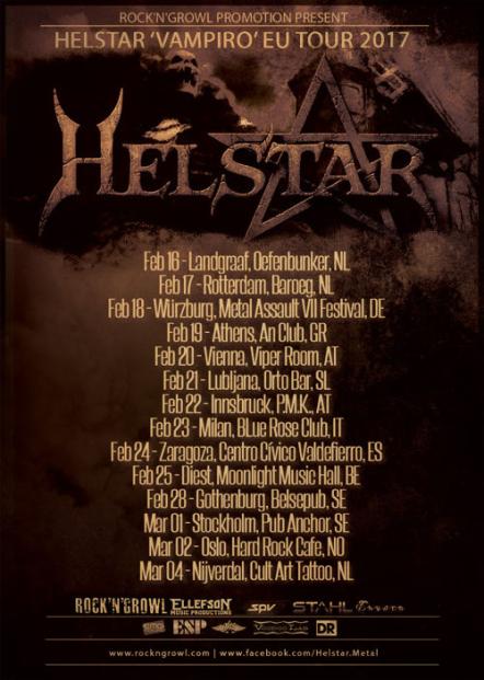 Helstar Announces Final European 'Vampiro' Tour Dates