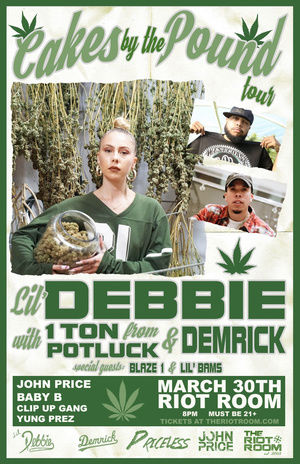 Lil Debbie Announces The Cakes By The Pound Tour With 1Ton From Potluck, Demrick, Blaze 1, And Lil Bams