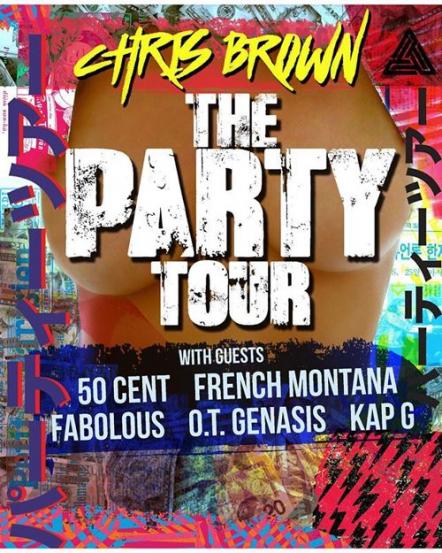 Chris Brown Announces 'The Party Tour' With 50 Cent, French Montana, & Fabolous