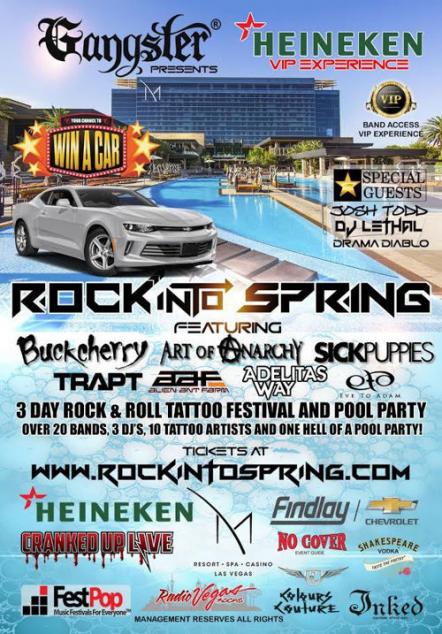 Gangster Announces New Sponsorships And New Bands For Rock Into Spring!