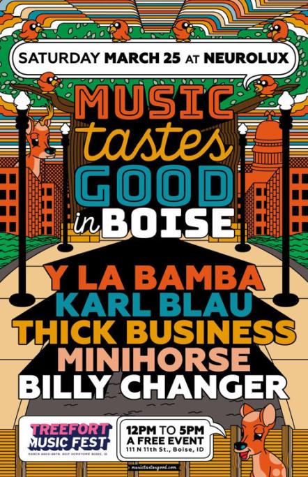 Music Tastes Good Invades Boise To Celebrate Treefort Music Fest, And Throws A Party!