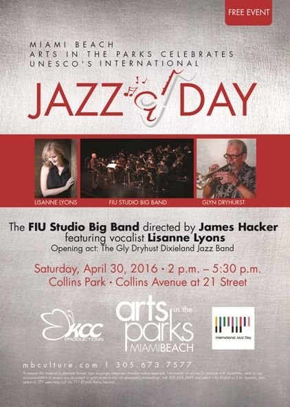 Celebrate International Jazz Day In Collins Park With Vivian Sessoms April 30