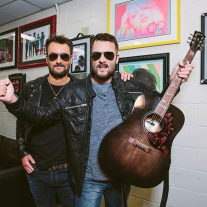 Eric Church Meets Madame Tussauds Nashville Wax Figure Backstage at Sold-Out Staples Center Show