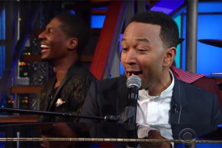 John Legend Performs 'Surefire' On 'The Late Show'