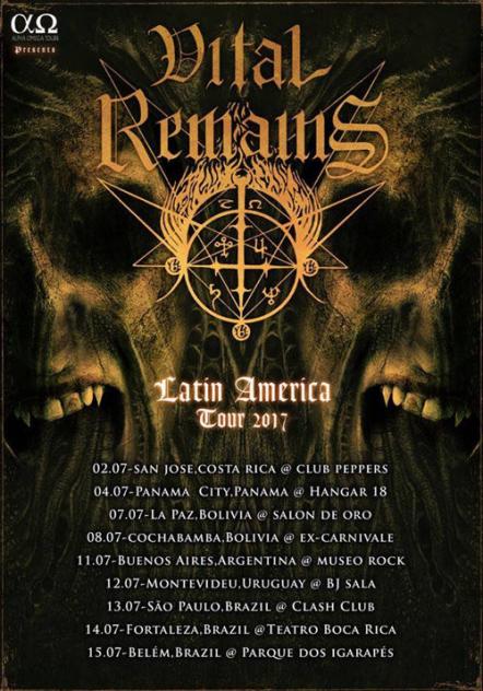 Alpha Omega Tours Announce Vital Remains Latin American Tour In July!