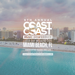 Discount Passes For Coast 2 Coast Music Conference 2017 End 5/31/17