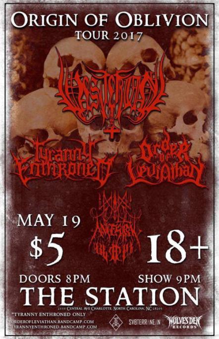 Vesterian Announce "Origins Of Oblivion" Black Metal Show On May 19th!
