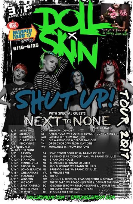 Doll Skin Announce Summer Tour With Next To None, Supporting Manic Pixie Dream Girl In Stores June 16, 2017