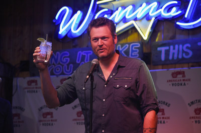 Smithworks Vodka Takes Center Stage In Tennessee With Country Music Superstar Blake Shelton