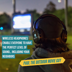 Wireless Headphone Parties Are Now Available At Funflicks Outdoor Movies Events