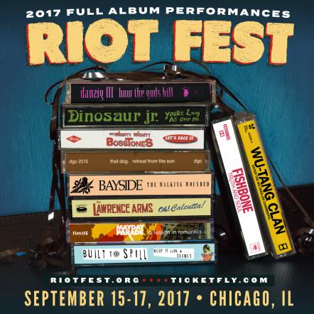 Riot Fest Announces Remaining Full Album Plays: Danzig And Wu-Tang Clan Play Iconic Albums