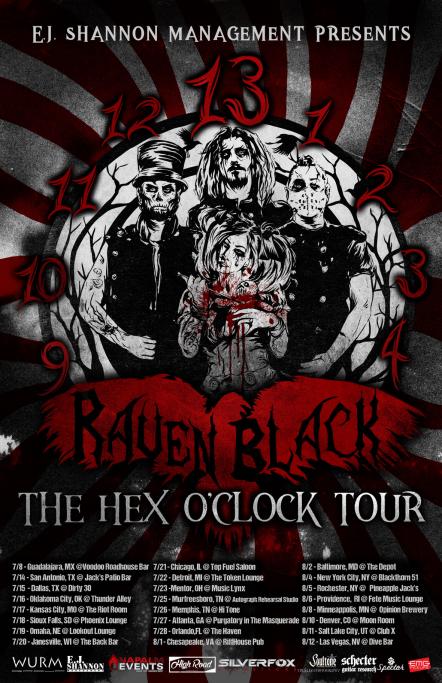 Enter The 13th Hour With Raven Black On Their Hex O'Clock Tour!