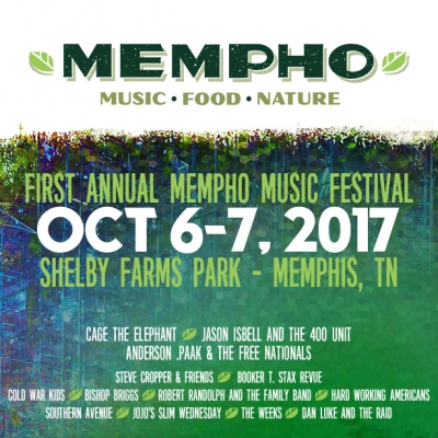 Memphis Lands New Major Music Festival At Shelby Farms Park Friday, October 6 And Saturday, October 7, 2017