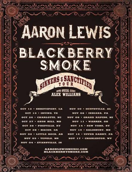 Aaron Lewis And Blackberry Smoke Confirm Co-Headlining Fall Tour