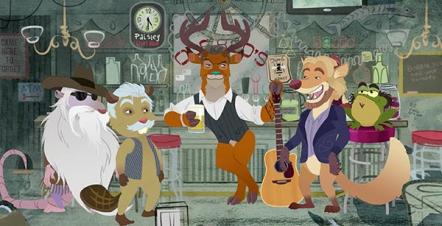 Blake Shelton & The Oak Ridge Boys Get 'Animated' In "Doing It To Country Songs"