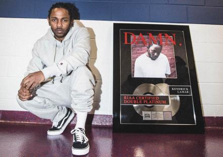 Kendrick Lamar Scores First Double Platinum Album Of His Career With "DAMN."