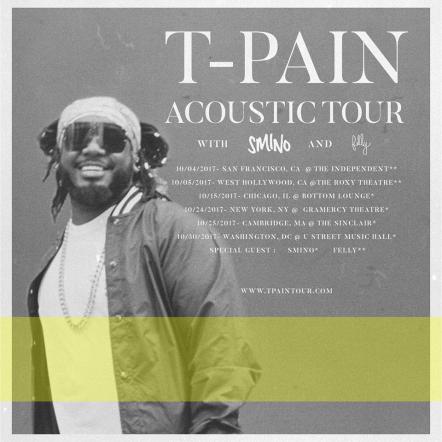 T-Pain Announces Small Acoustic Tour Of The US This Fall