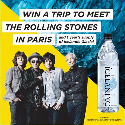 Icelandic Glacial Tapped As Official Water For The Rolling Stones' No Filter Tour