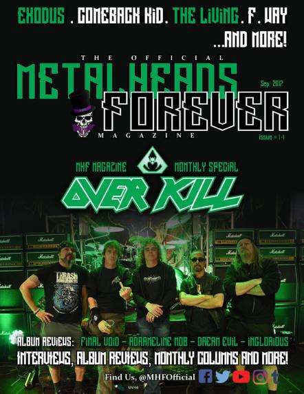 Metalheads Forever: September 2017 Issue, Feat. Interviews With Fueled By Fear, F.Way And Metal Blade's Brian Slagel!