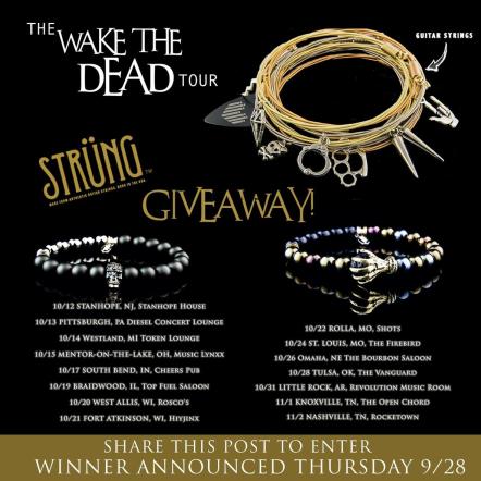 Strüng Announced As Official Sponsor For The Fall Wake The Dead Tour Feat. Blameshift & The Nearly Deads