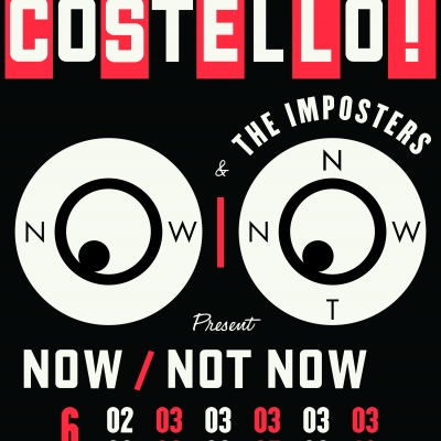 Elvis Costello Announces "Now/Not Now" - A Six-Night Las Vegas Stand At Wynn Las Vegas