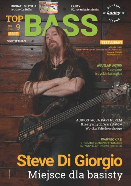 Testament's Steve Di Giorgio Graces Poland's Topbass Magazine Cover, Interview Available Now Online!