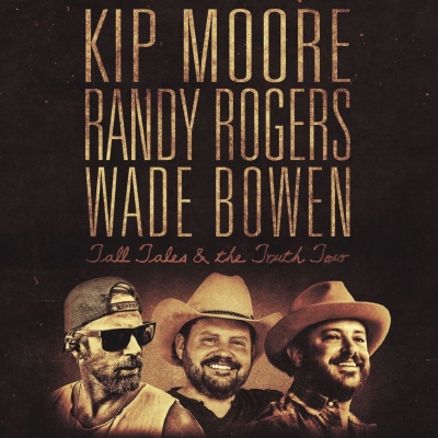 Kip Moore, Randy Rogers And Wade Bowen Join Forces For Limited "Tall Tales And The Truth Tour"