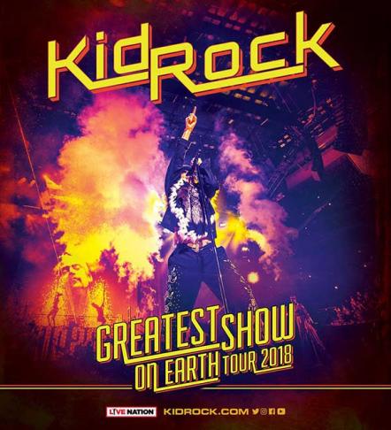 Kid Rock Announces 'Greatest Show On Earth Tour 2018' And New Album 'Sweet Southern Sugar'
