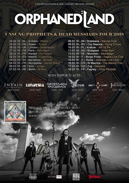 Aevum To Tour With Orphaned Land In February/March 2018!