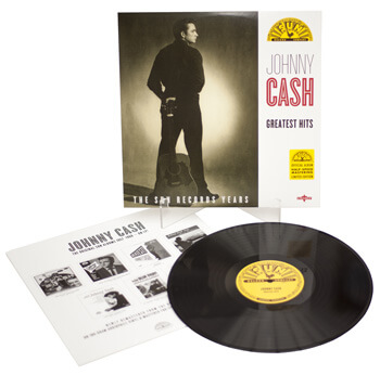 Johnny Cash "Greatest Hits" 180g Heavyweight Audiophile Vinyl LP Now Available!