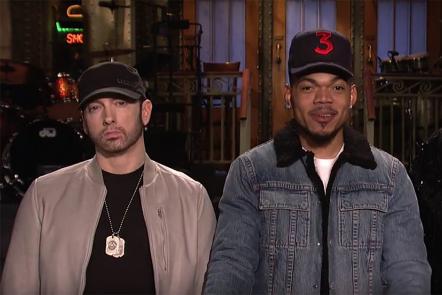 Watch Eminem & Chance The Rapper 'SNL' Promo
