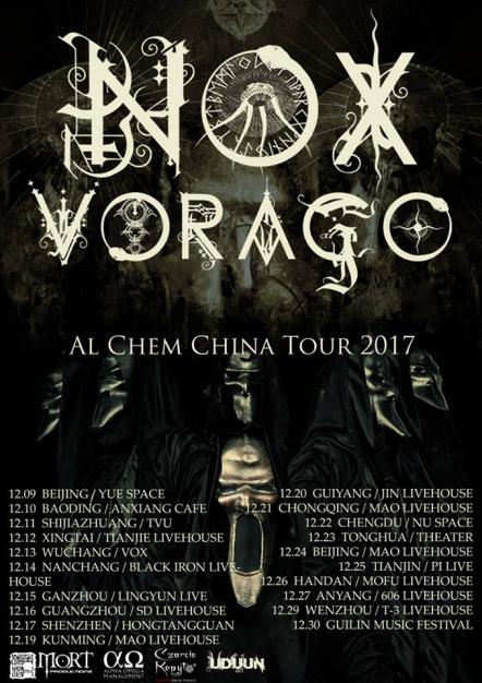 Nox Vorago Announces 2017 Al Chem China Tour!