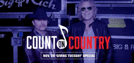 Entercom Announces "Count On Country" To Air On Giving Tuesday, November 28