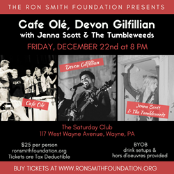 Two Generations Of Philly Born Musicians Celebrate The Life Of Cafe Ole's Ron Smith With A Jammin' Holiday Dance Concert