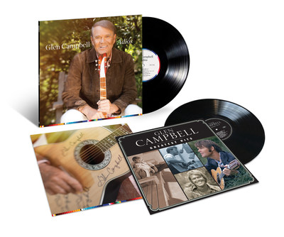 Official Glen Campbell Webstore Launches Today With Exclusive Releases And Advance Pre-order Of "Adios" Double LP Vinyl With Greatest Hits Collection