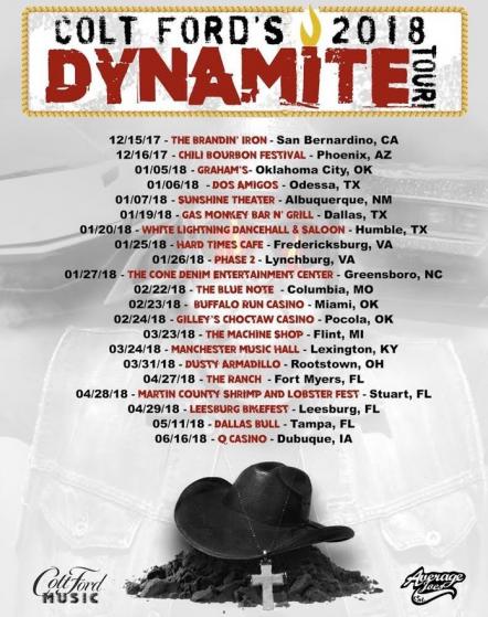 Colt Ford Announces "Dynamite" Tour