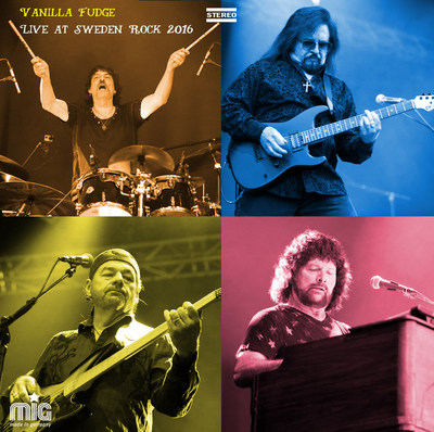 Vanilla Fudge, Iconic Psychedelic Rock Band Releases New DVD/CD, Live At Sweden Rock - The 50th Anniversary