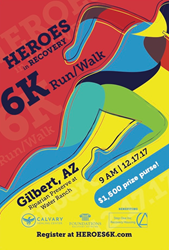 National Movement Heroes In Recovery To Host Third Annual 6k Run/Walk In Gilbert, AZ On December 17