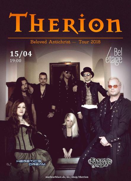 Heretic's Dream Confirmed As Main Support For Therion In Kyiv, Ukraine!