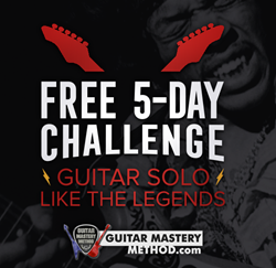 Guitar Mastery Method Announces Online Event "Free 5-Day Challenge: Guitar Solo Like The Legends"