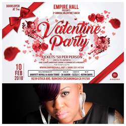 Rising R&B Recording Star, Annyett Royale, To Perform At Upscale Valentine's Day Show