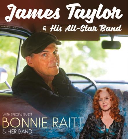 James Taylor & His All-Star Band With Special Guest Bonnie Raitt Announce UK Show July 2018