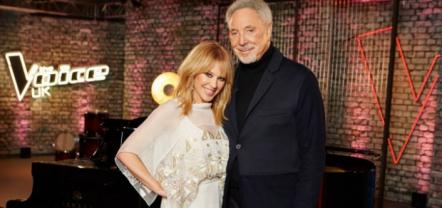 Kylie Minogue Returns To The Voice UK - As A Mentor With Sir Tom Jones