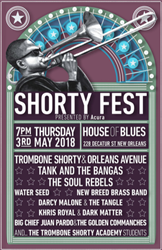 Trombone Shorty Foundation's 6th Annual Shorty Fest Presented By Acura - Tickets On Sale Now