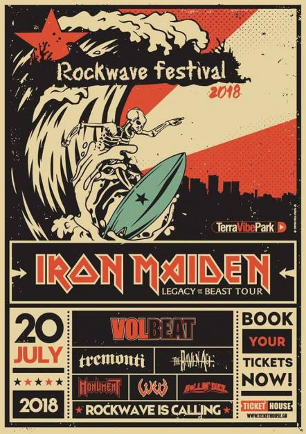 W.E.B. Sharing Stage With Iron Maiden At Rockwave Festival!